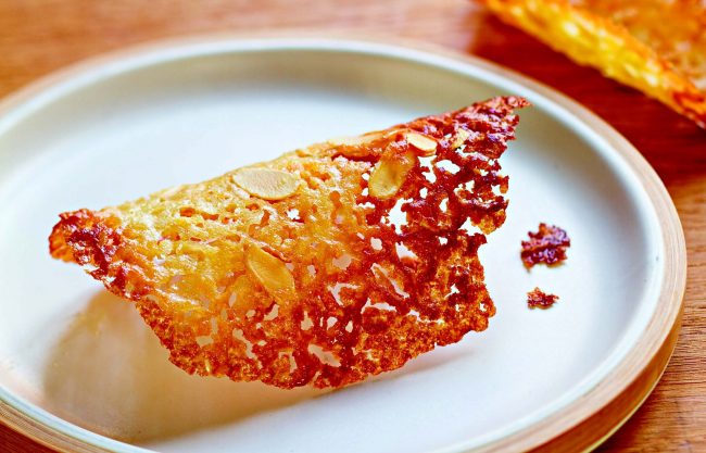 Tejas de Almendras a la Naranja