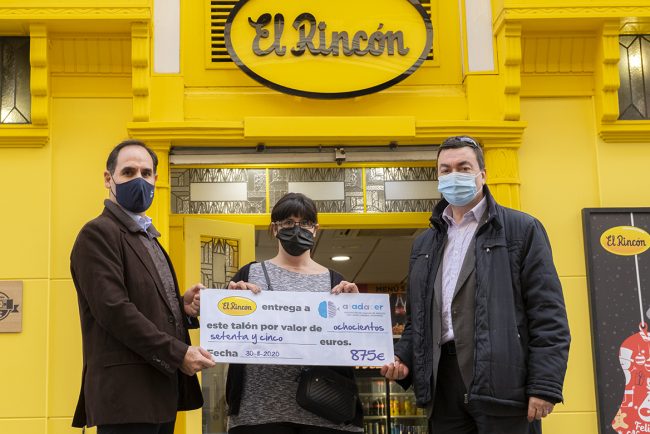 Entrega del talón a AFADACER