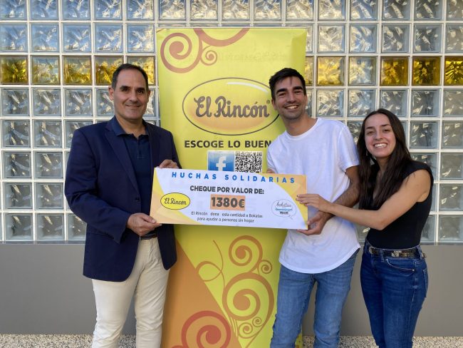 recaudación huchas El Rincón- Bokatas Huchas solidarias Bokatas El Rincón