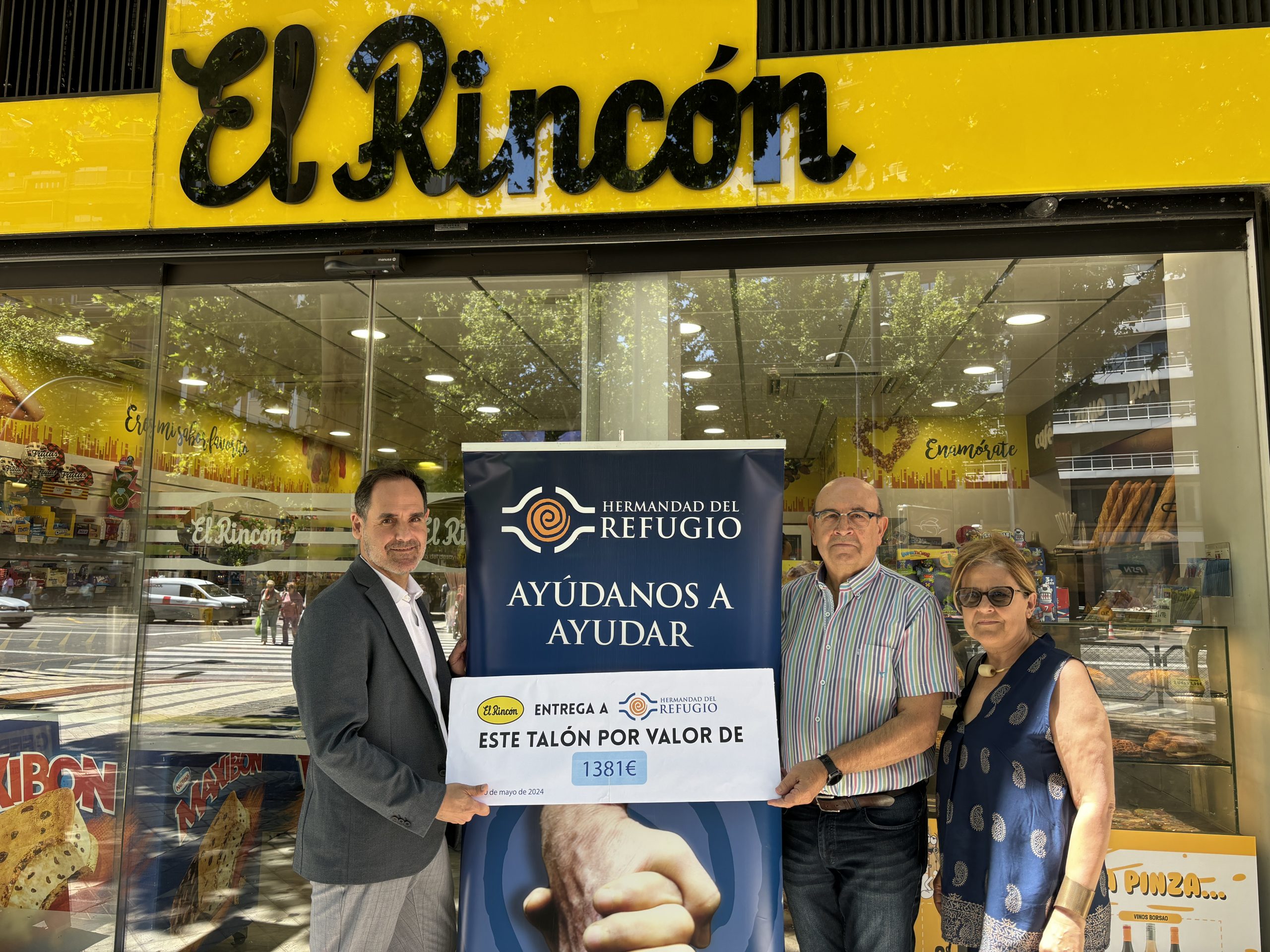 recaudacion huchas solidarias el refugio
