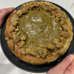 Tarta de queso y pistacho